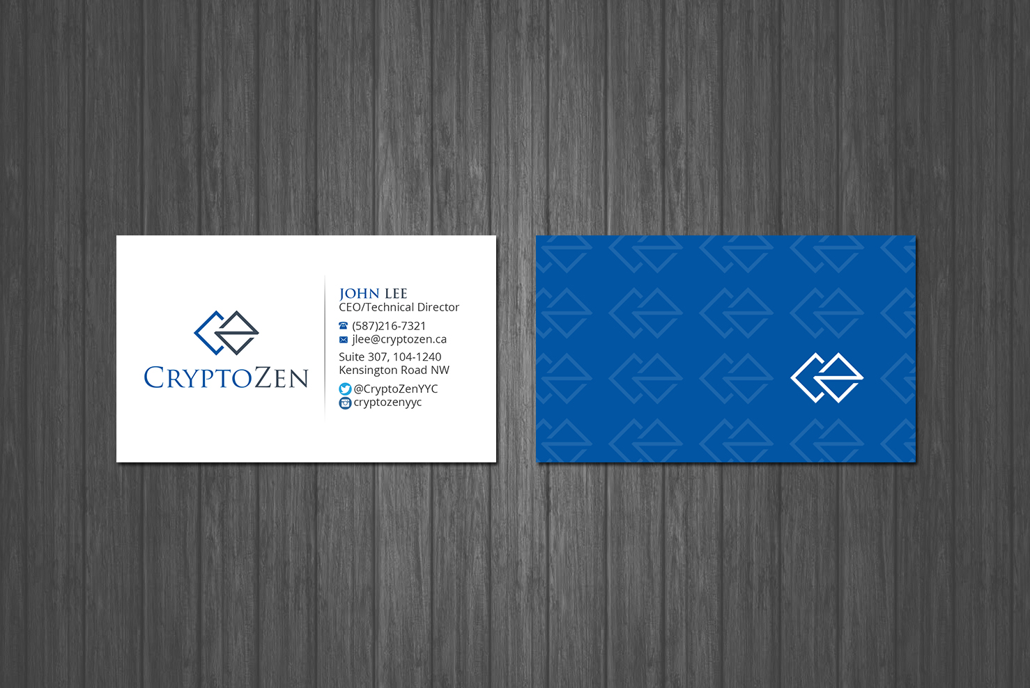 Design de Carte de Visite par Creations Box 2015 pour CryptoZen | Design #19266227