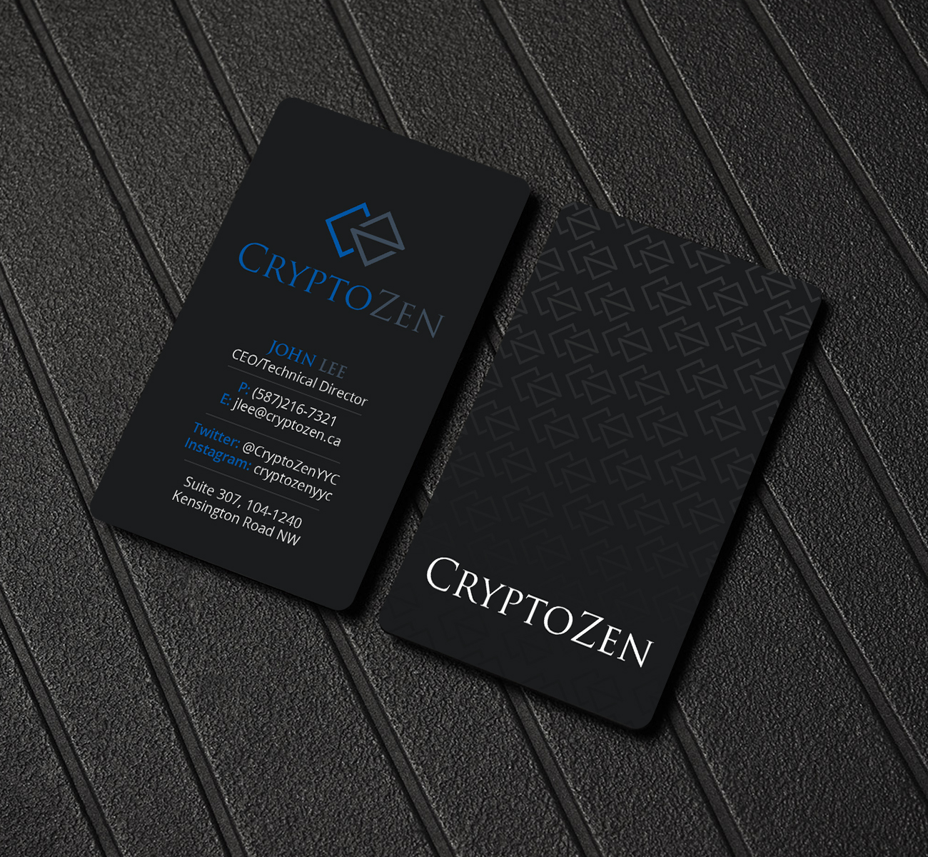 Design de Carte de Visite par Creations Box 2015 pour CryptoZen | Design #19267107