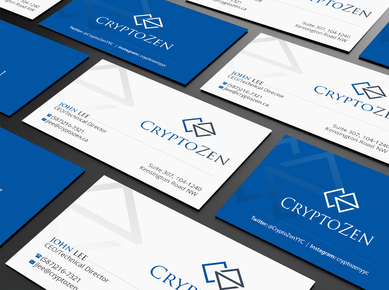 Business Card Design by Creations Box 2015 for CryptoZen | Design #19267108