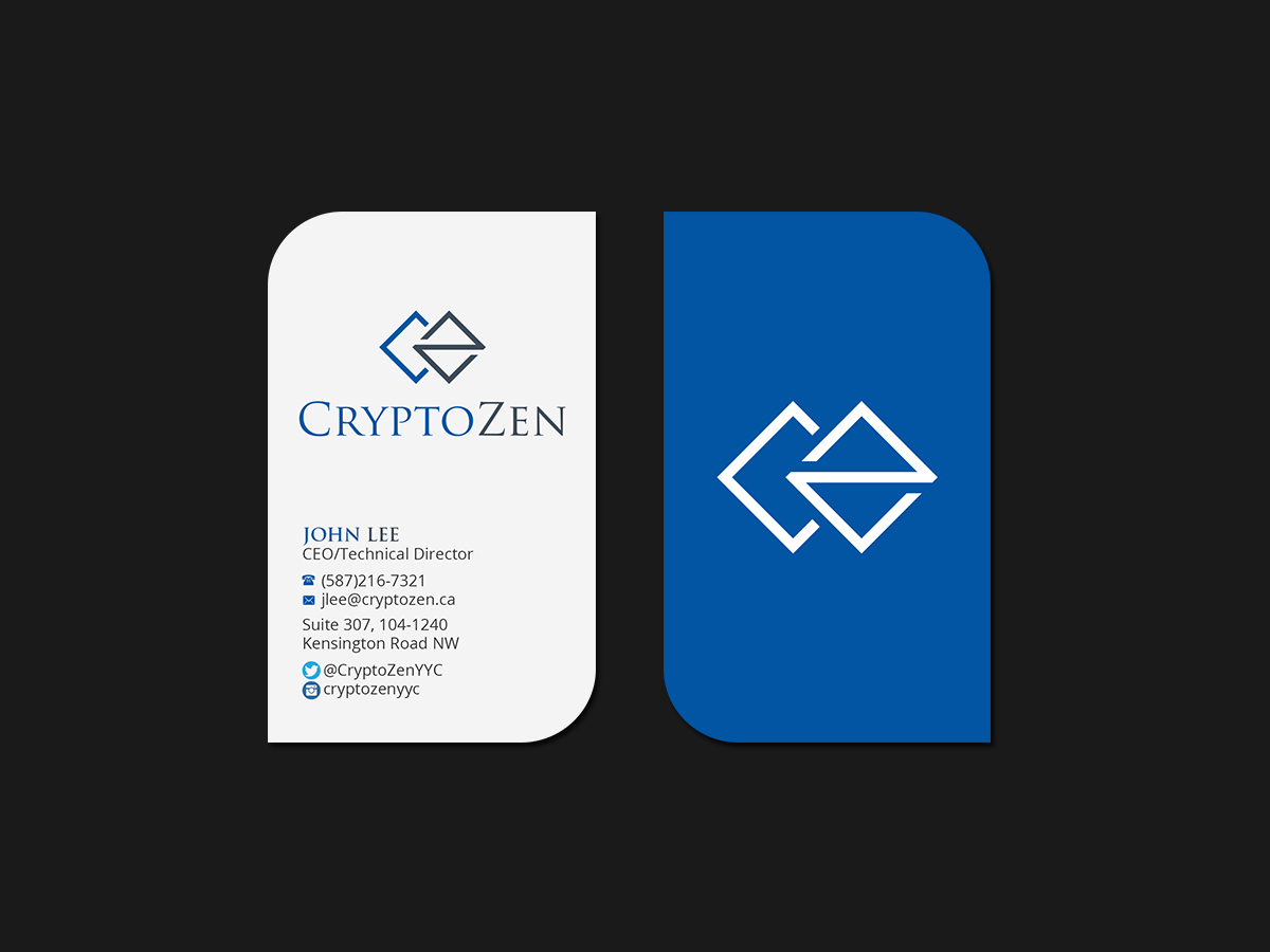 Design de Carte de Visite par Creations Box 2015 pour CryptoZen | Design #19267128