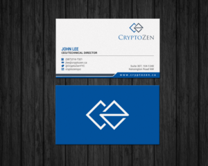 Business Card Design by Brand aid for CryptoZen | Design: #19260421