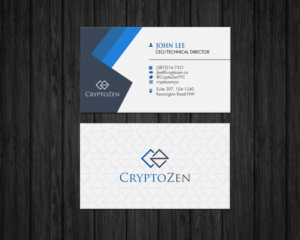 Business Card Design by Brand aid for CryptoZen | Design: #19261277