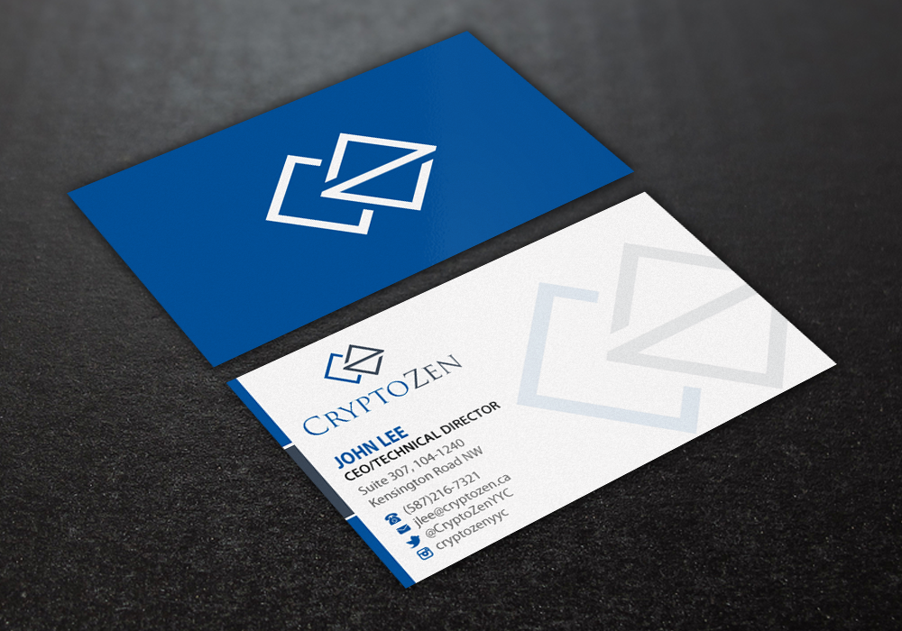 Diseño de Tarjeta de Presentación por Brand aid para CryptoZen | Diseño #19264484