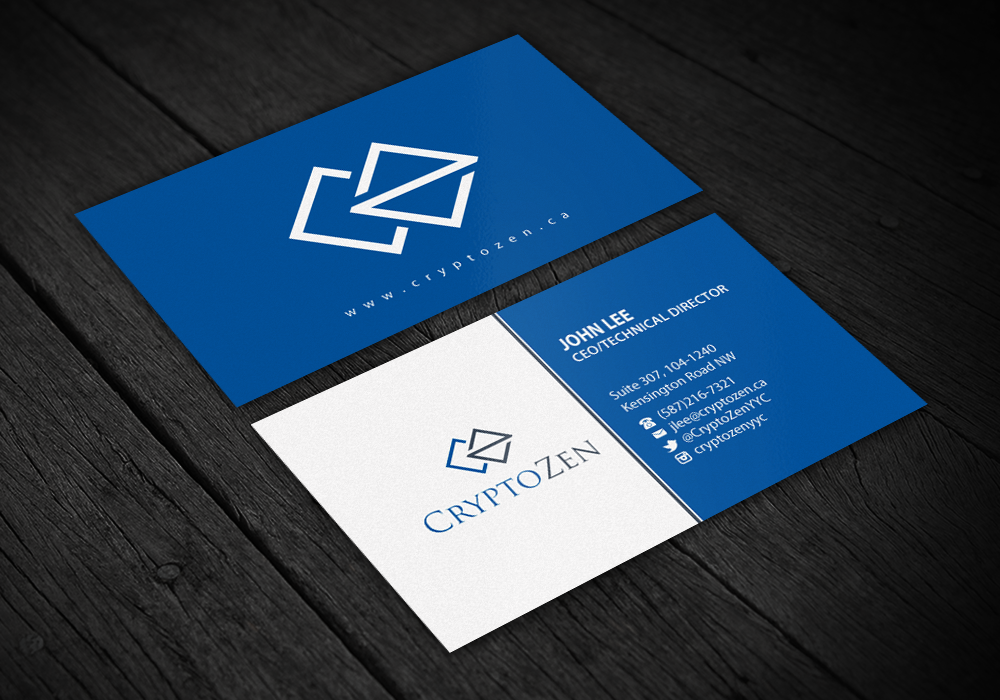 Diseño de Tarjeta de Presentación por Brand aid para CryptoZen | Diseño #19264495