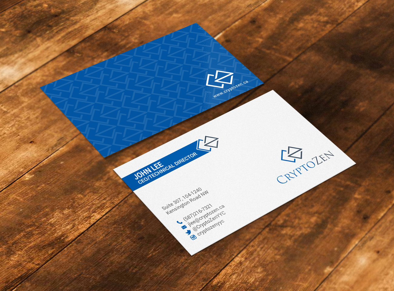 Business Card Design by chandrayaan.creative for CryptoZen | Design #19260576