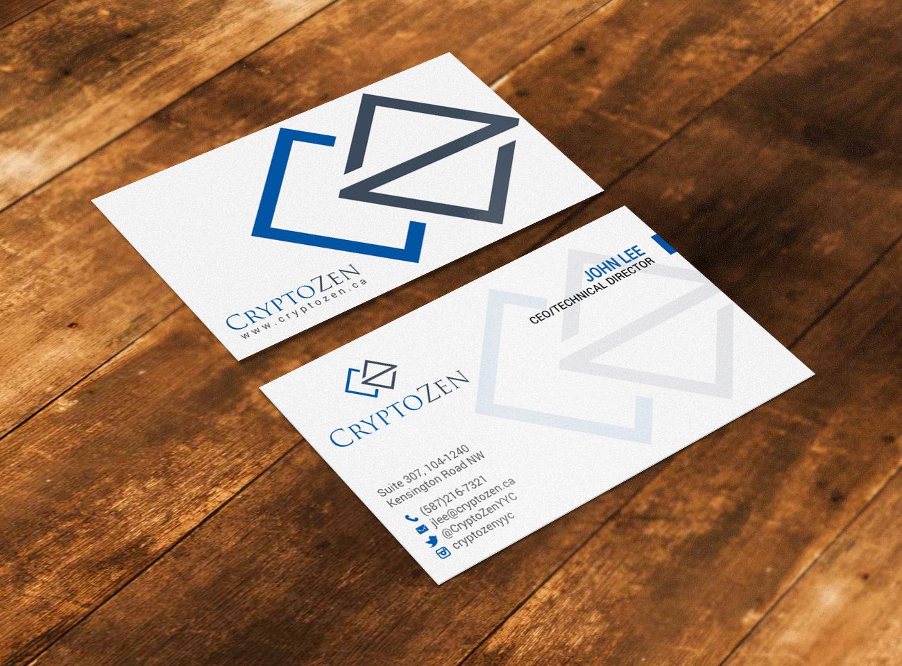 Business Card Design by chandrayaan.creative for CryptoZen | Design #19260578