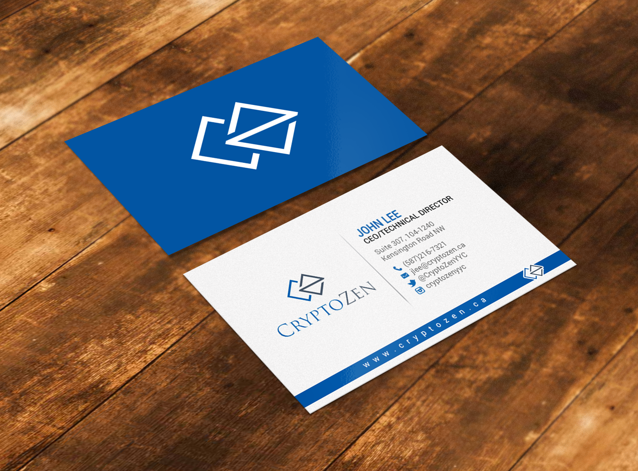 Business Card Design by chandrayaan.creative for CryptoZen | Design #19260580