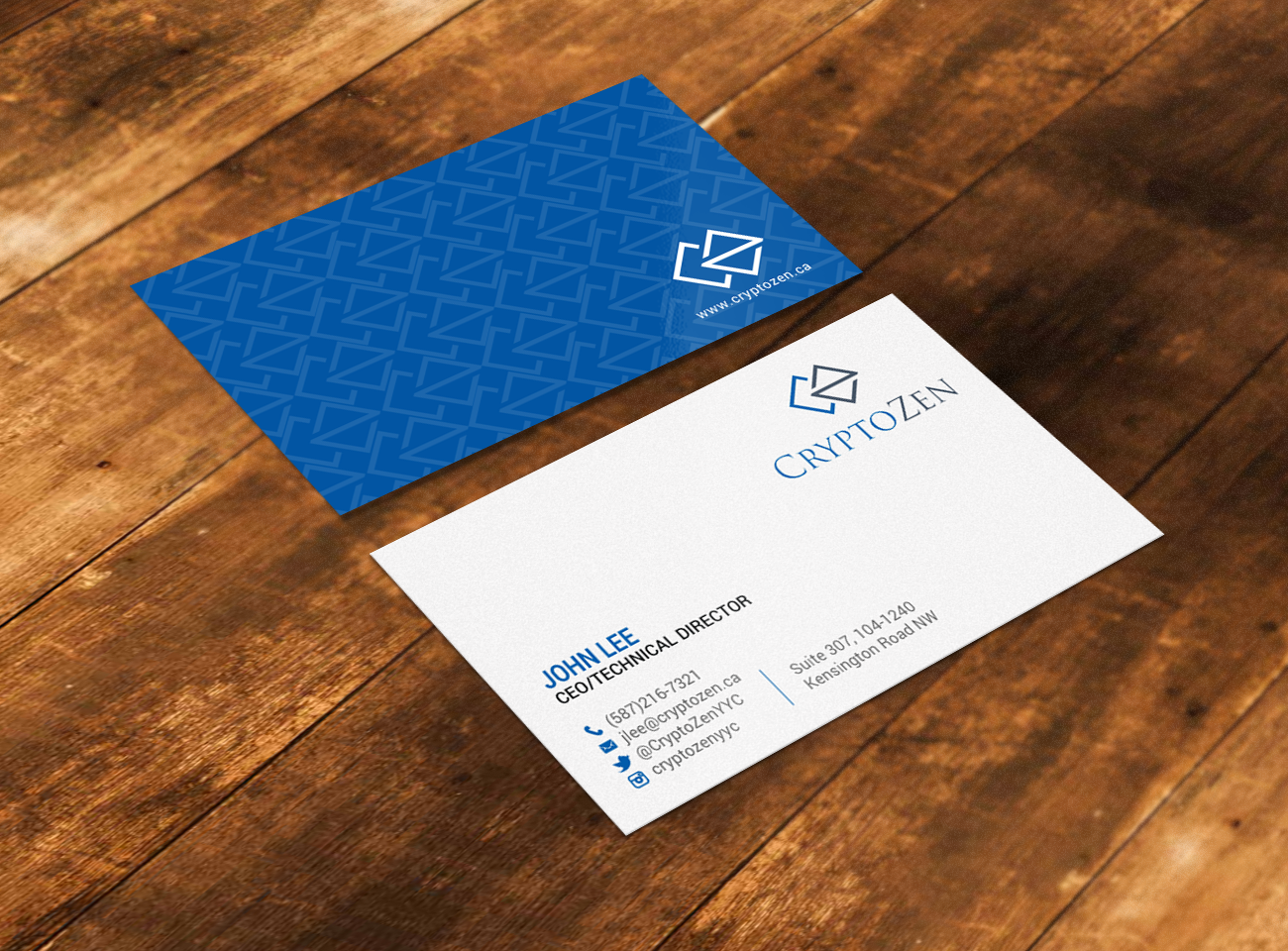Business Card Design by chandrayaan.creative for CryptoZen | Design #19260582