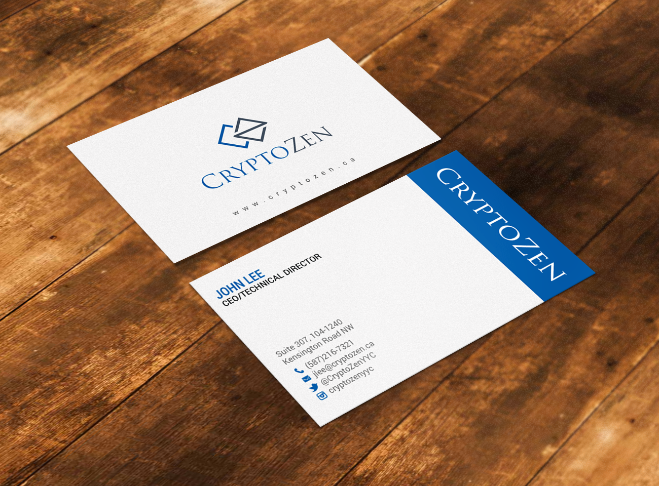 Business Card Design by chandrayaan.creative for CryptoZen | Design #19260584