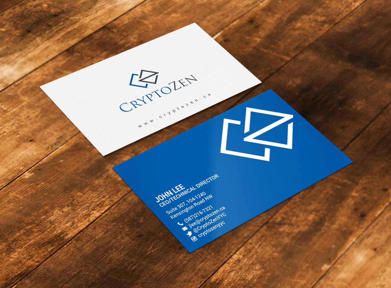 Business Card Design by chandrayaan.creative for CryptoZen | Design #19260586