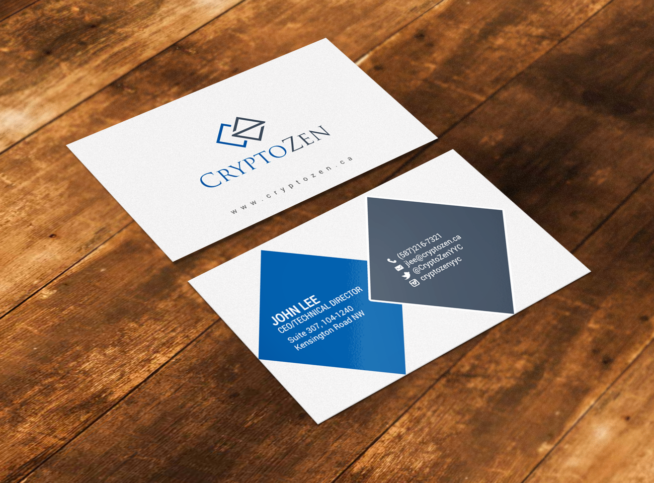 Business Card Design by chandrayaan.creative for CryptoZen | Design #19260589