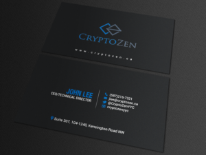 Business Card Design by chandrayaan.creative for CryptoZen | Design: #19264630