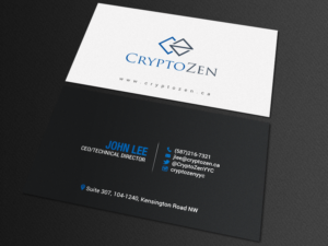 Business Card Design by chandrayaan.creative for CryptoZen | Design: #19264631