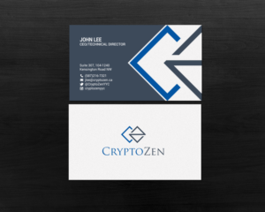 Business Card Design by chandrayaan.creative for CryptoZen | Design: #19264634