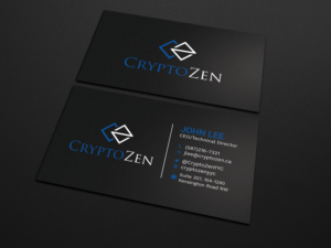 Business Card Design by Tripti Ranjan Gain for CryptoZen | Design: #19260842