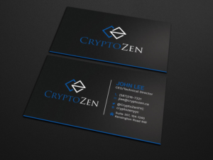 Business Card Design by Tripti Ranjan Gain for CryptoZen | Design: #19260844