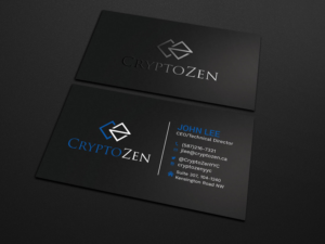 Business Card Design by Tripti Ranjan Gain for CryptoZen | Design: #19260849