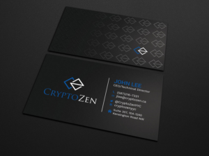Business Card Design by Tripti Ranjan Gain for CryptoZen | Design: #19260852