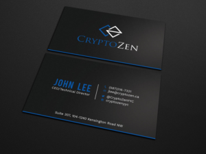 Business Card Design by Tripti Ranjan Gain for CryptoZen | Design: #19260878