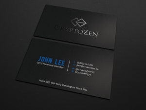 Business Card Design by Tripti Ranjan Gain for CryptoZen | Design: #19260879