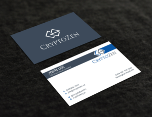 Business Card Design by Tripti Ranjan Gain for CryptoZen | Design: #19260888
