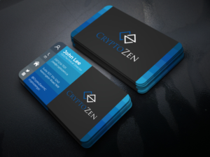 Business Card Design by Tripti Ranjan Gain for CryptoZen | Design: #19260893