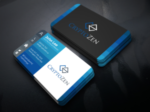 Business Card Design by Tripti Ranjan Gain for CryptoZen | Design: #19260894