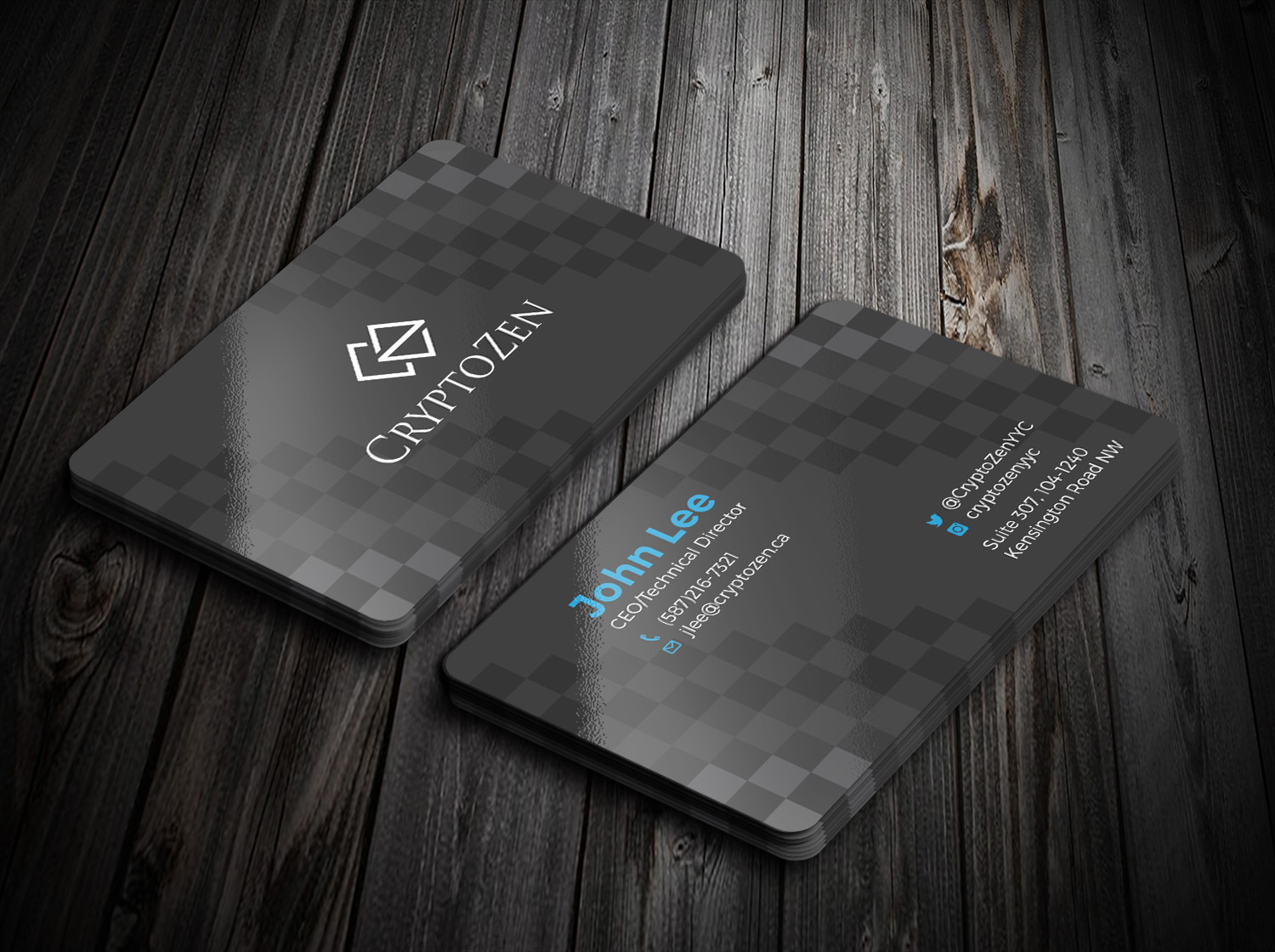 Business Card Design by Tripti Ranjan Gain for CryptoZen | Design #19263075