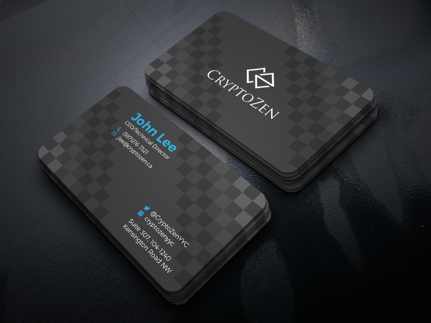 Business Card Design by Tripti Ranjan Gain for CryptoZen | Design #19263077