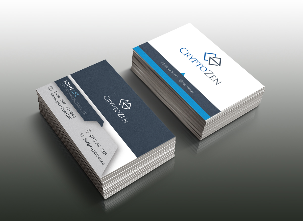 Visitenkarten-Design von Santanu Sarkar für CryptoZen | Design #19257701