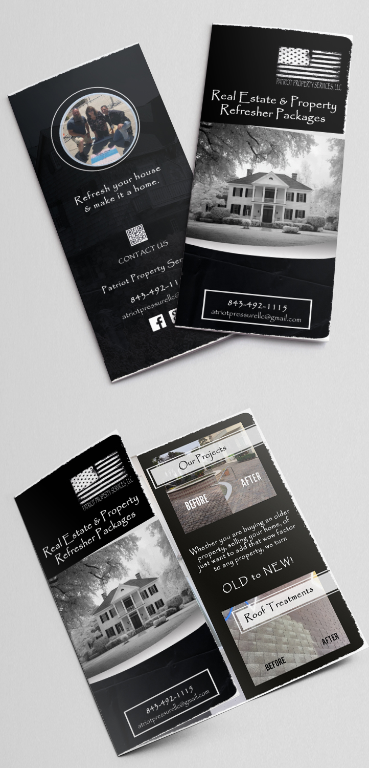 Broschüren-Design von Kowzi für Patriot Property Services, LLC  | Design #19267768
