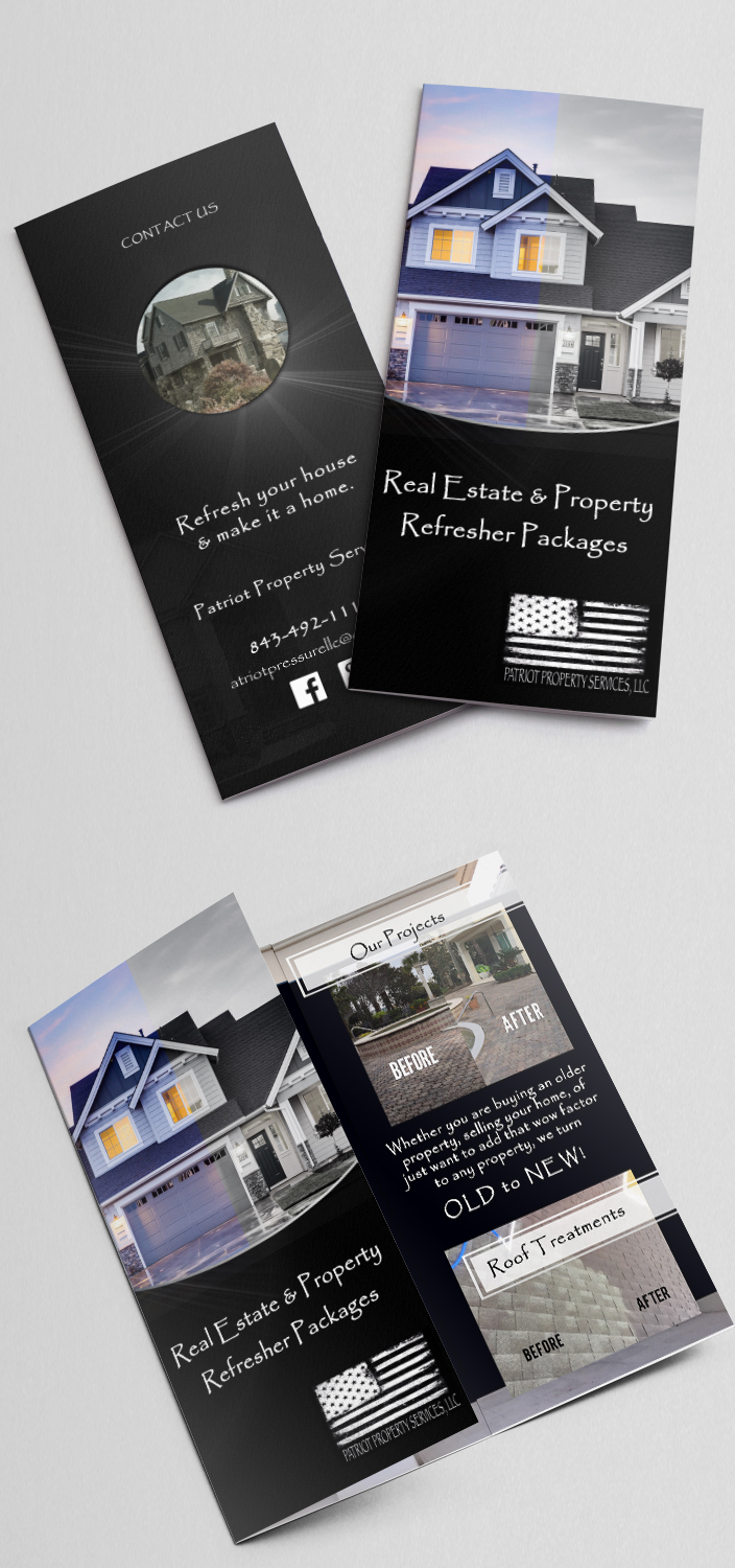 Brochure Design by Kowzi for Patriot Property Services, LLC  | Design #19268059