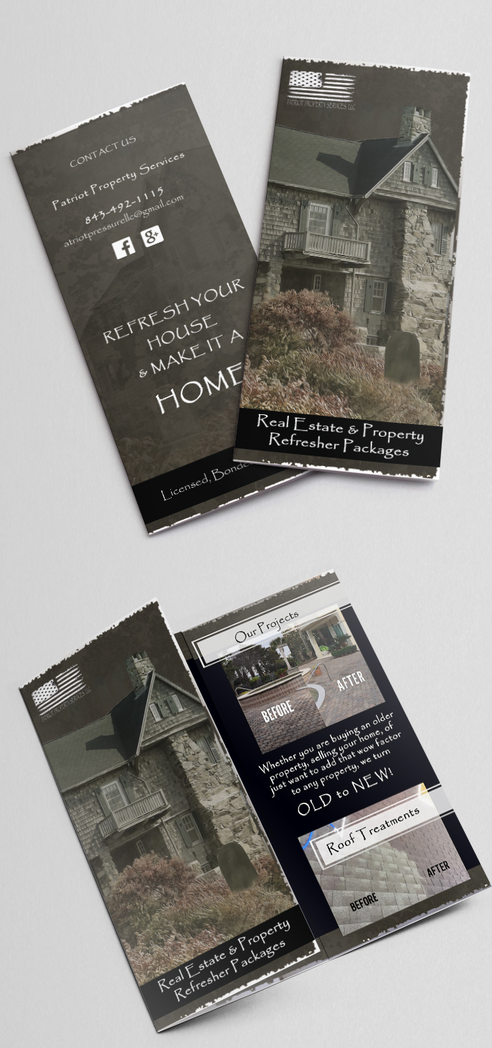 Brochure Design by Kowzi for Patriot Property Services, LLC  | Design #19268402