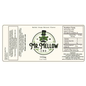 Design a label for Mr mellow CBD | Etikett-Design von ackocar