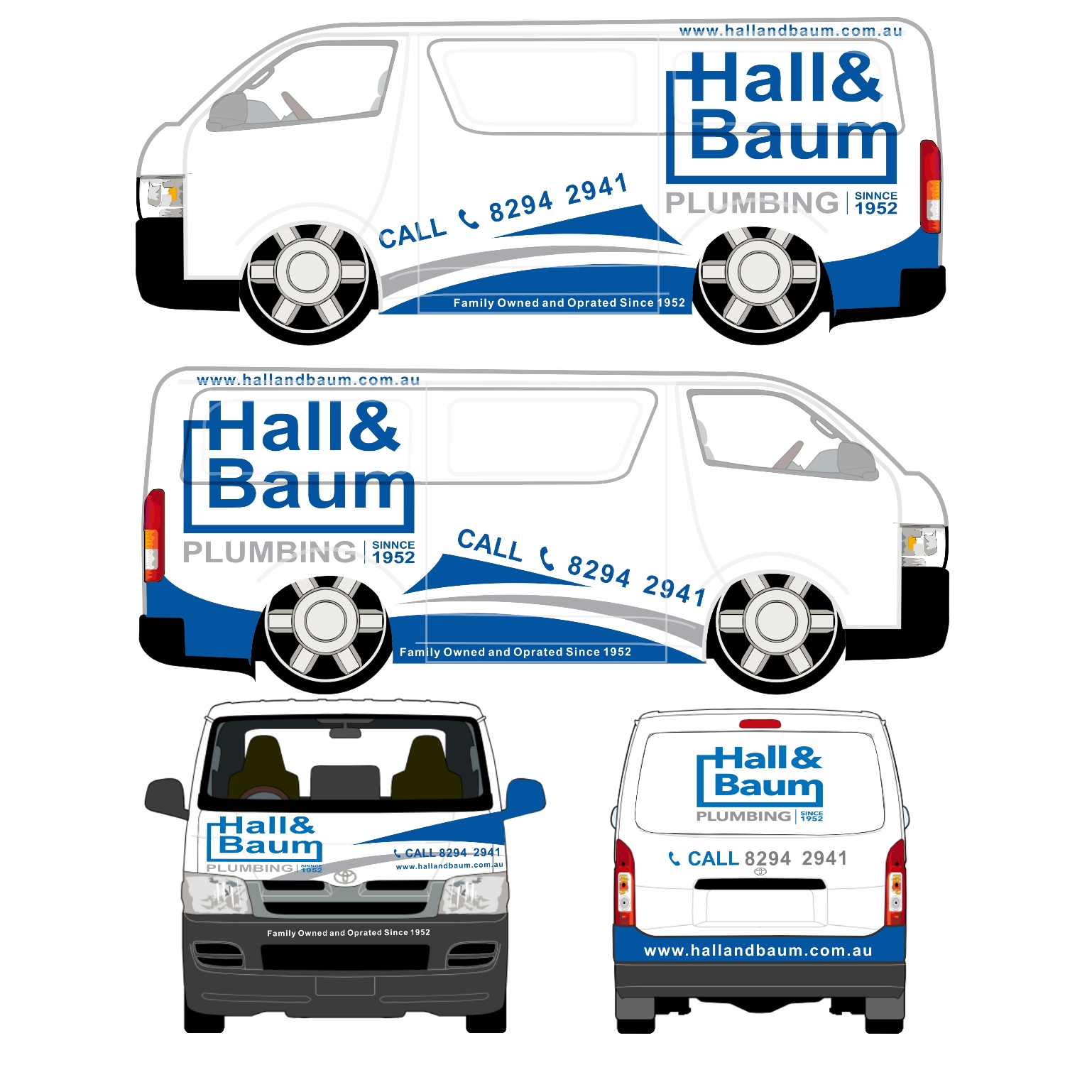 Car Wrap Design by Dikkych for Hall & Baum | Design #19301410