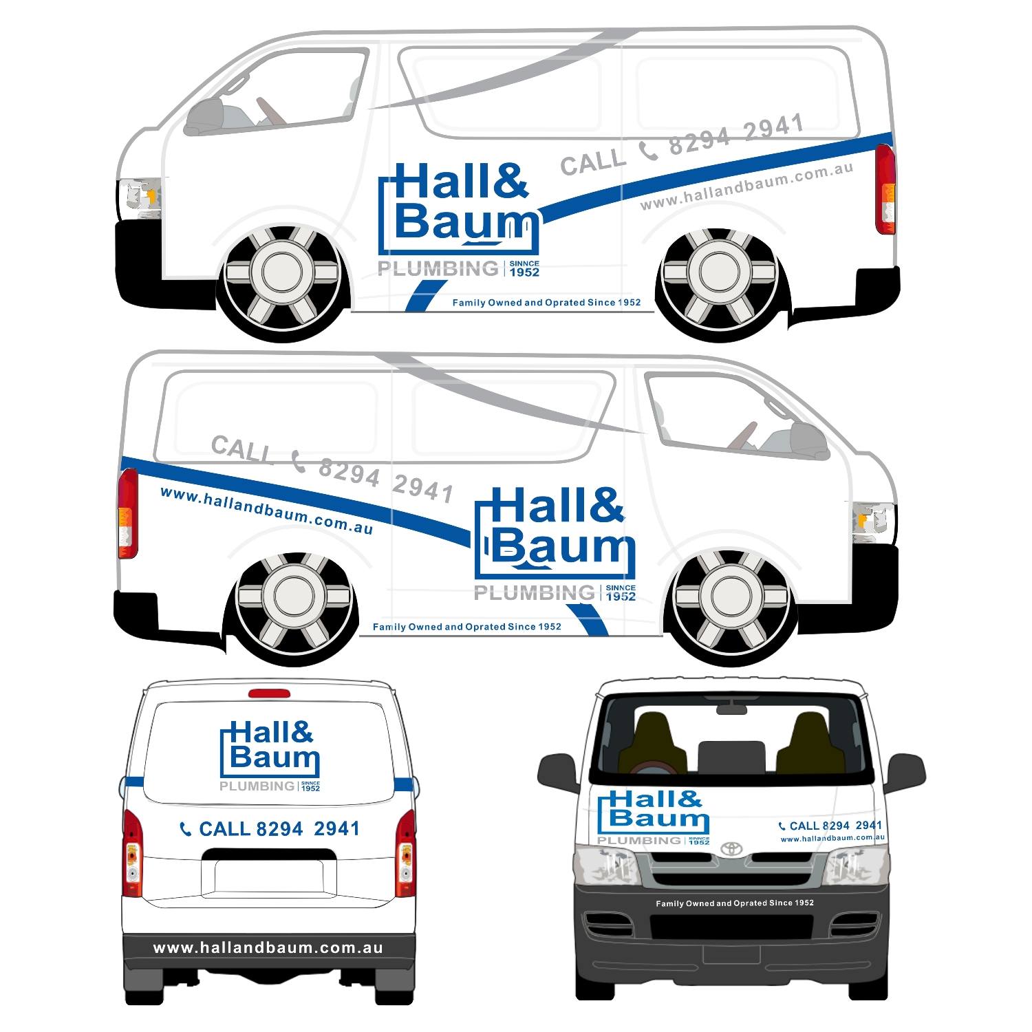 Car Wrap-Design von Dikkych für Hall & Baum | Design #19310094