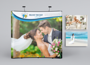 design for wedding expo stand to attract brides  - help me get out of the 1980's  | Grafik-Design von Maestroto
