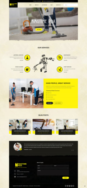 Web Design by pb for Ragtime PDX | Design: #19277297