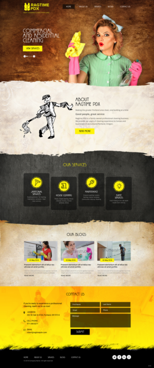 Web Design by pb for Ragtime PDX | Design: #19277313