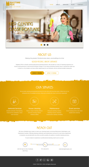 Web Design by rightway for Ragtime PDX | Design: #19277326