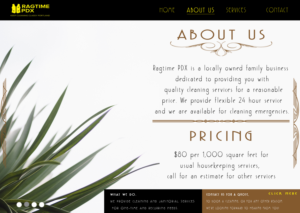 Web Design by D.A Media for Ragtime PDX | Design: #19333011
