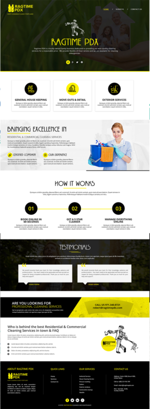 Diseño Web por Bilalshafique700 para Ragtime PDX | Diseño #19313107