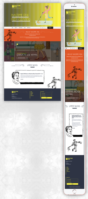 Web Design by PiXthemes for Ragtime PDX | Design: #19310631