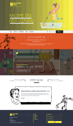 Web Design by PiXthemes for Ragtime PDX | Design: #19310632