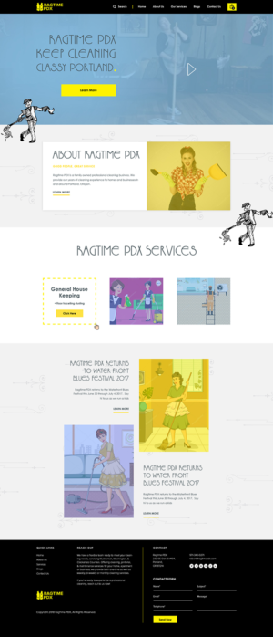 Web Design by PiXthemes for Ragtime PDX | Design: #19321209