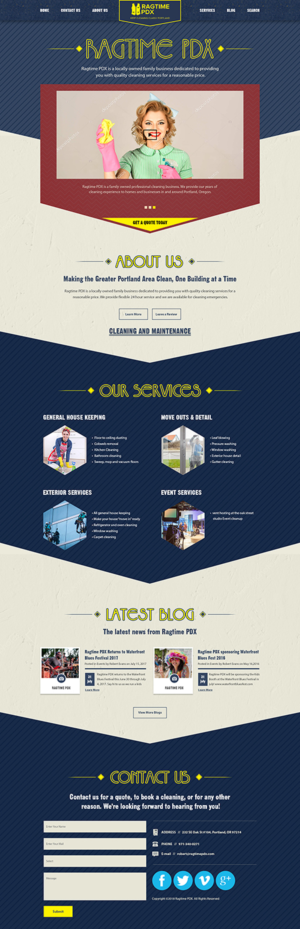 Web Design by PiXthemes for Ragtime PDX | Design: #19323748