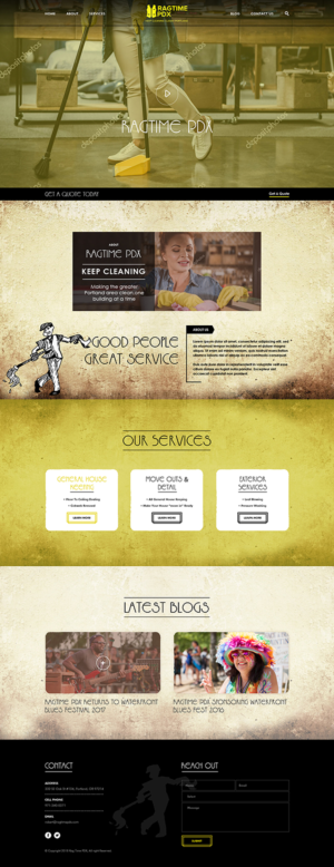Web Design by PiXthemes for Ragtime PDX | Design: #19323768