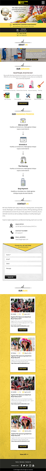 Web Design by Shampa Das for Ragtime PDX | Design: #19311098