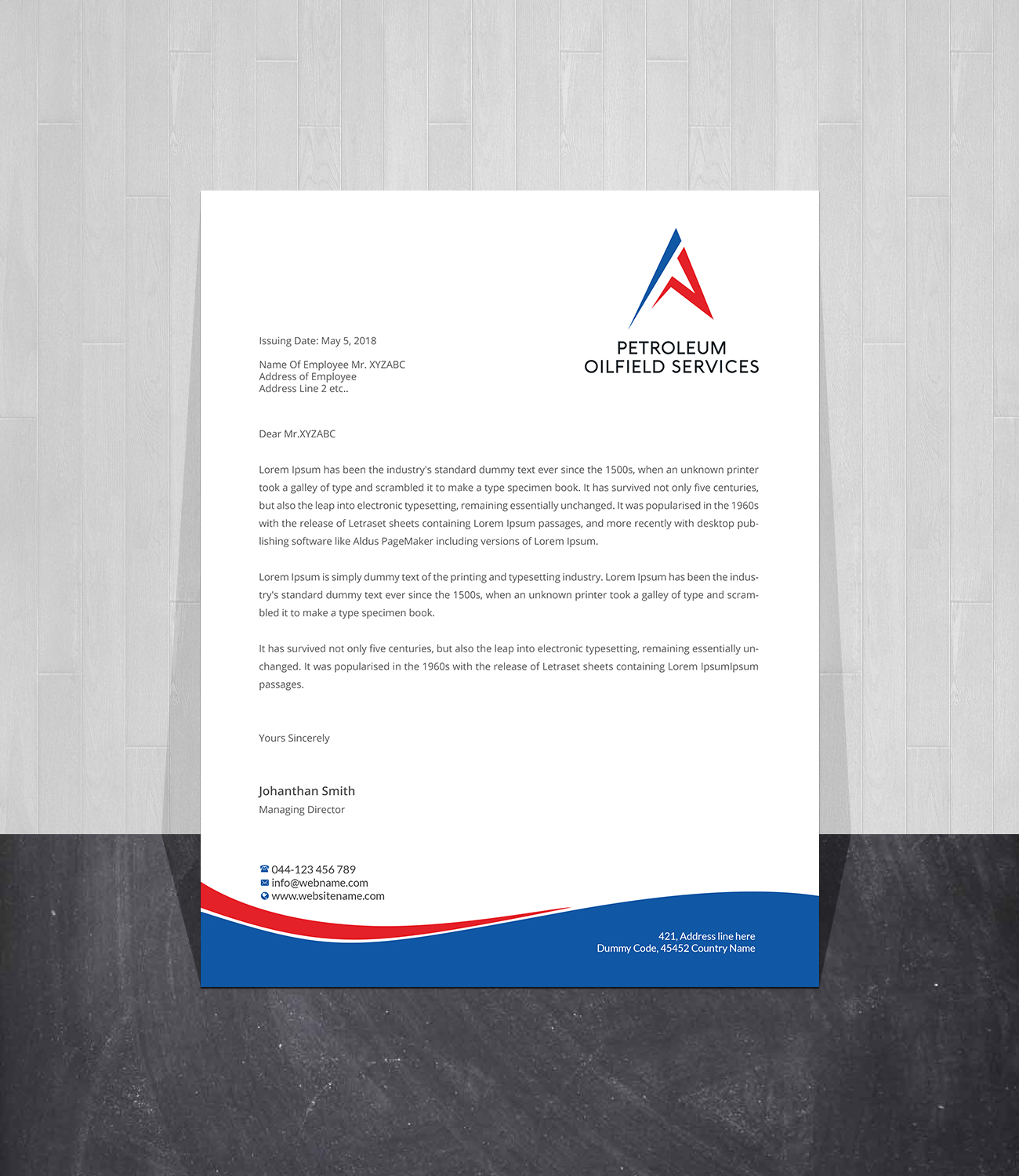 Letterhead Design by Creations Box 2015 for this project | Design #19276947