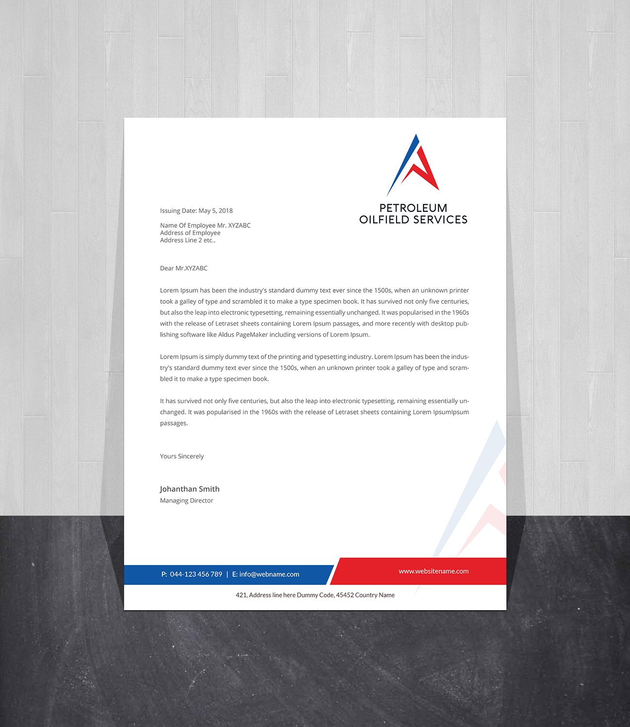 Letterhead Design by Creations Box 2015 for this project | Design #19276953